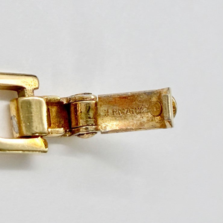 Christian Dior クリスチャン ディオール パール メタルビーズ ラインストーン ネックレス アクセサリー ゴールド金具 ★美品★