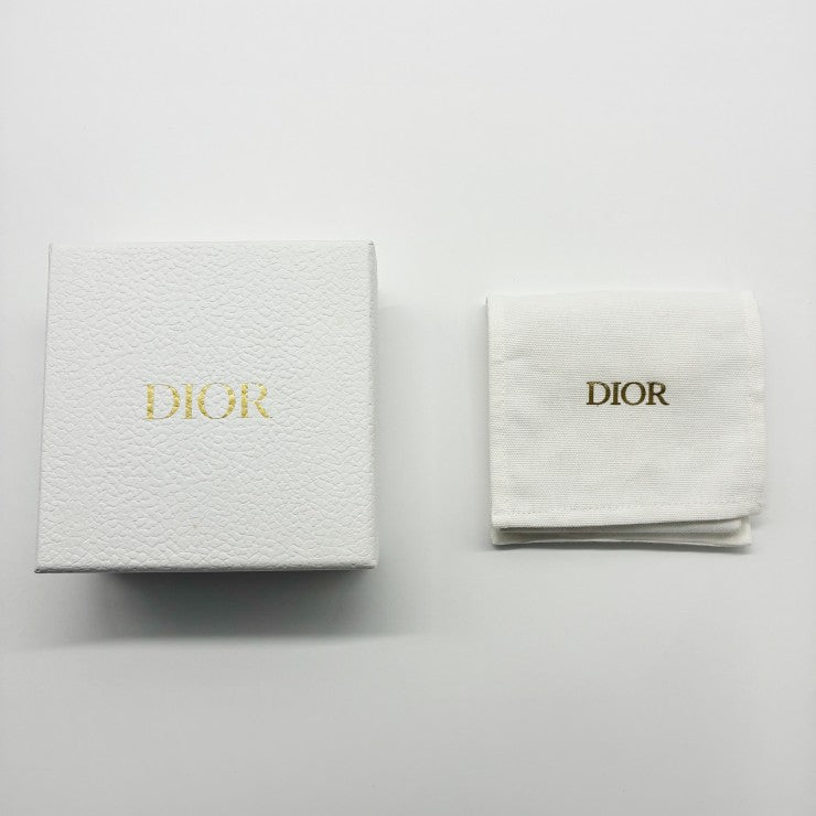Christian Dior クリスチャン ディオール CDロゴ パール ネックレス アクセサリー ゴールド ★美品★