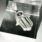CHROME HEARTS クロムハーツ ハムサハンド ペンダントトップ アクセサリー シルバー SV925 ★人気高騰中★ ★ギャラ、袋付★