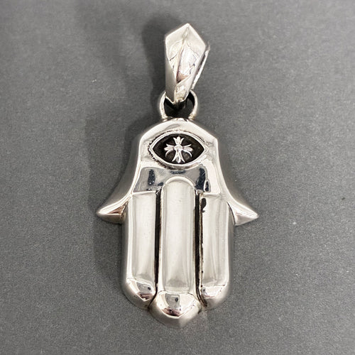 CHROME HEARTS クロムハーツ ハムサハンド ペンダントトップ アクセサリー シルバー SV925 ★人気高騰中★ ★ギャラ、袋付★