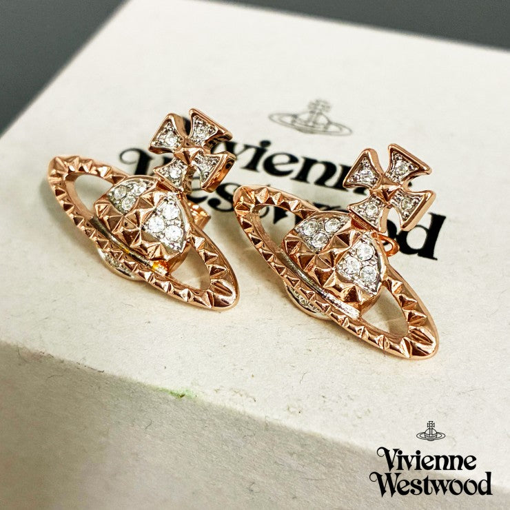 Vivienne Westwood ヴィヴィアンウエストウッド メイフェア バスレリーフ ピアス 両耳用 アクセサリー ★ギャラ、袋、箱付★ ★美品★