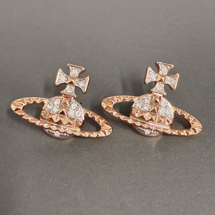 Vivienne Westwood ヴィヴィアンウエストウッド メイフェア バスレリーフ ピアス 両耳用 アクセサリー ★ギャラ、袋、箱付★ ★美品★