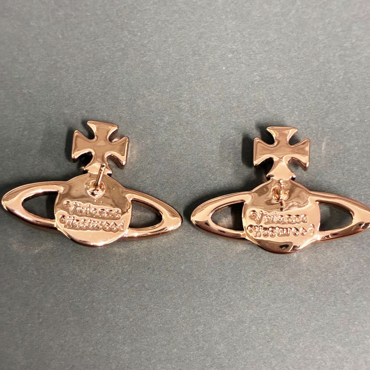 Vivienne Westwood ヴィヴィアンウエストウッド メイフェア バスレリーフ ピアス 両耳用 アクセサリー ★ギャラ、袋、箱付★ ★美品★