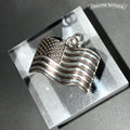 CHROME HEARTS クロムハーツ アメリカ 国旗 フラッグ チャーム ペンダントトップ アクセサリー シルバー SV925 ★希少品★ ★美品★