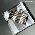 CHROME HEARTS クロムハーツ アメリカ 国旗 フラッグ チャーム ペンダントトップ アクセサリー シルバー SV925 ★希少品★ ★美品★