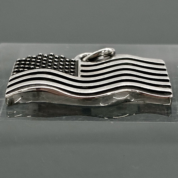 CHROME HEARTS クロムハーツ アメリカ 国旗 フラッグ チャーム ペンダントトップ アクセサリー シルバー SV925 ★希少品★ ★美品★