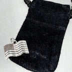 CHROME HEARTS クロムハーツ アメリカ 国旗 フラッグ チャーム ペンダントトップ アクセサリー シルバー SV925 ★希少品★ ★美品★