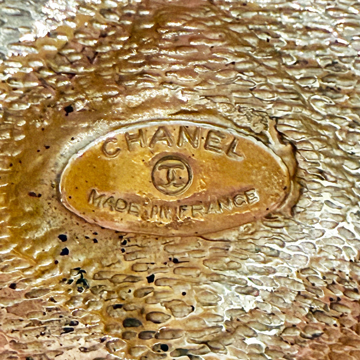 CHANEL シャネル ココマーク マトラッセ バングル ヴィンテージ アクセサリー 4140 ゴールド GP ★希少品★
