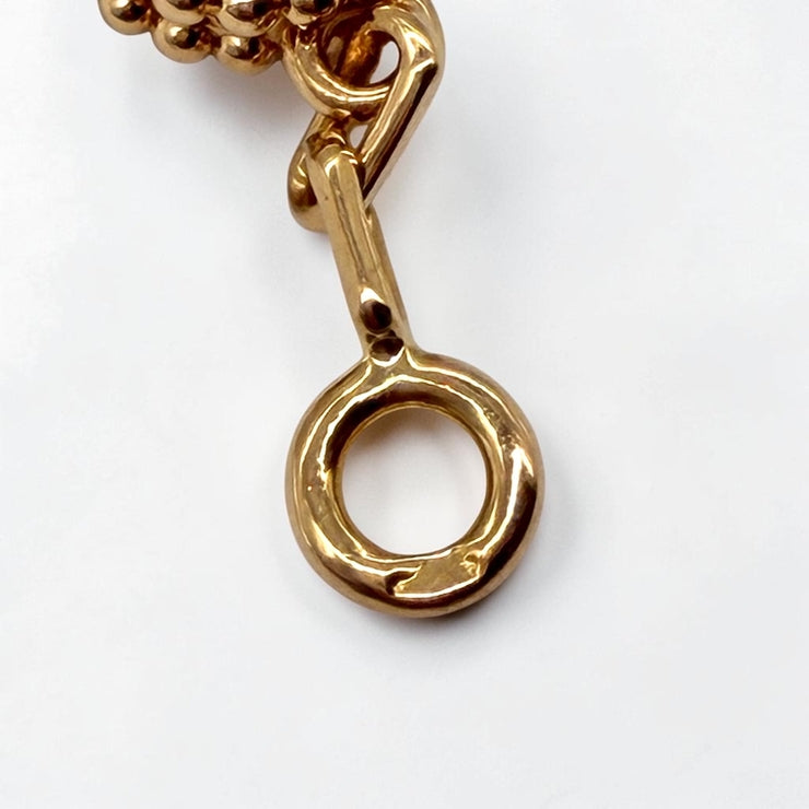 VanCleef&Arpels ヴァンクリーフ＆アーペル ヴィンテージ アルハンブラ マラカイト ブレスレット 約19cm Au750 K18 アクセサリー ★保証書付★ ★美品★