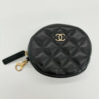 CHANEL シャネル19 ツイード 千鳥格子 ブラック ベージュ チェーン ショルダーバッグ ゴールド シルバー金具 28番台 ★ギャラ・袋・ポーチ付★