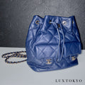 CHANEL シャネル マトラッセ ラムスキン リュックサック バックパック AS4342 ネイビー ゴールド金具 ランダムプレート ★美品★ ★袋付★