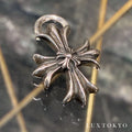 CHROME HEARTS クロムハーツ ダブルCHクロス ペンダントトップ チャーム シルバー SV925 アクセサリー ★良品★