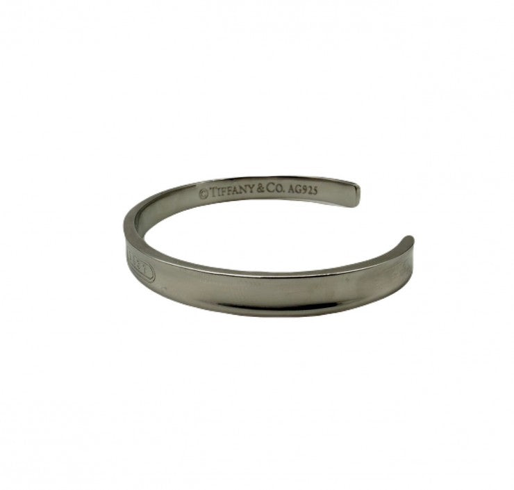 TIFFANY&Co. ティファニー ナロー 1837 カフ バングルSV925 シルバー AG925 ★中古美品★