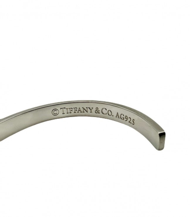 TIFFANY&Co. ティファニー ナロー 1837 カフ バングルSV925 シルバー AG925 ★中古美品★