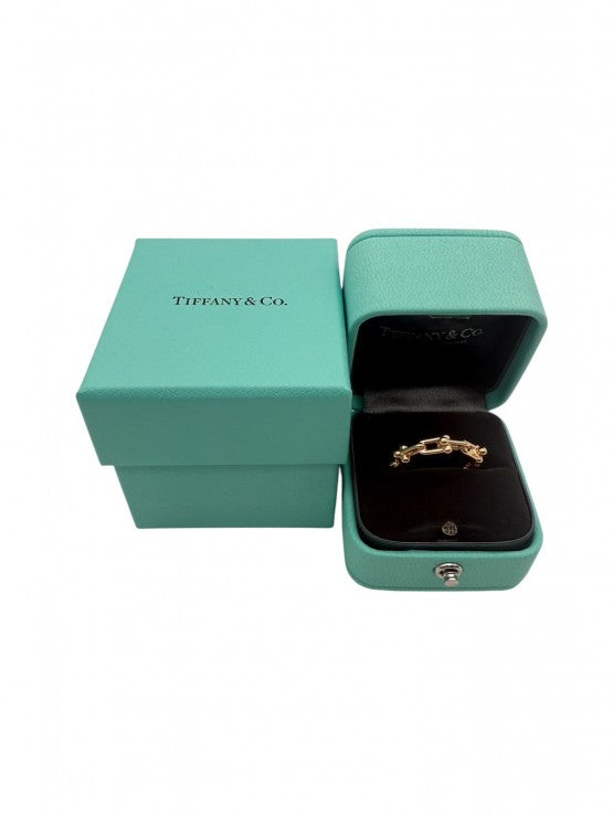 TIFFANY&Co. ティファニー マイクロリンク ハードウェア リング・指輪 ピンクゴールド AU750 ケース 11号