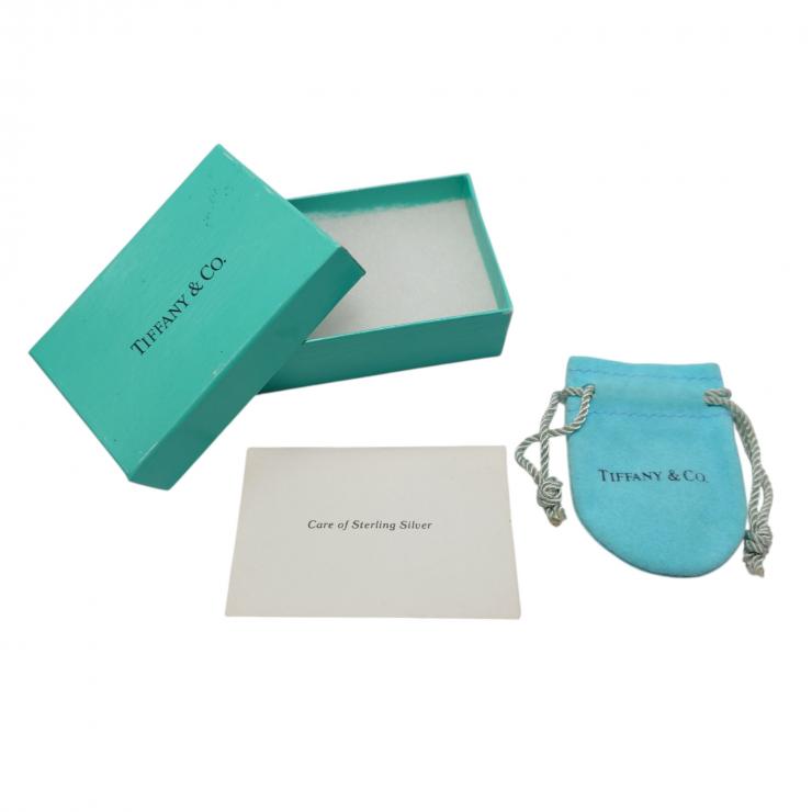 TIFFANY&Co. ティファニー リング・指輪 Ag925 infinity ring インフィニティ ナロー 9号 ★良品★ 箱 巾着