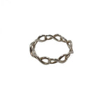 TIFFANY&Co. ティファニー リング・指輪 Ag925 infinity ring インフィニティ ナロー 9号 ★良品★ 箱 巾着