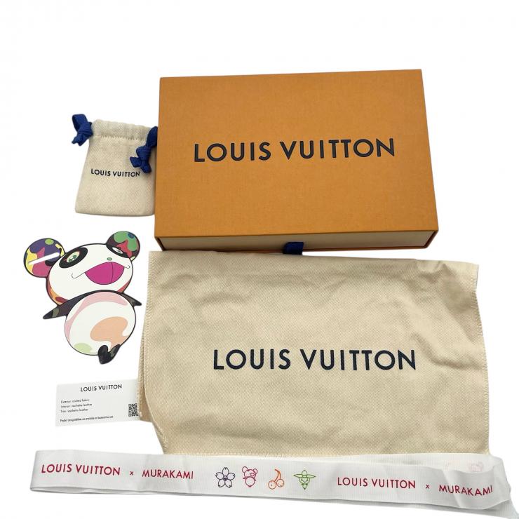 LOUIS VUITTON ルイヴィトン 村上隆 LV×TM マルチカラー フォンホルダー ネックポーチ 財布 M14099 DW1255 レディース ★美品★