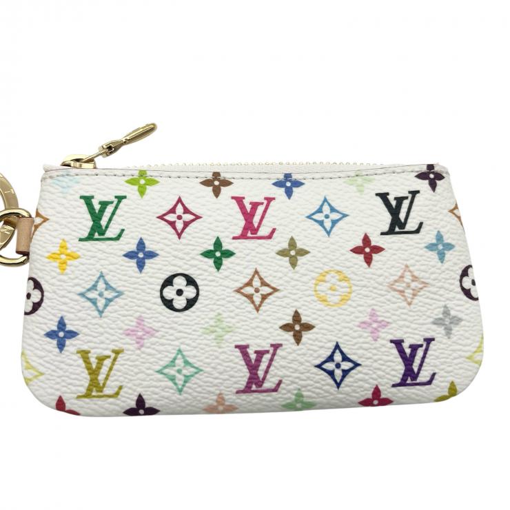 LOUIS VUITTON ルイヴィトン 村上隆 LV×TM マルチカラー フォンホルダー ネックポーチ 財布 M14099 DW1255 レディース ★美品★