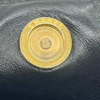 CHANEL シャネル CHANEL22 スモール シャイニーカーフスキンハンドバッグ トートバッグ ブラック ホワイト ゴールド ★美品★